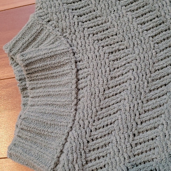 Nwt NINA LEONARD oversized drop shoulder chenille sweater - Picture 4 of 4